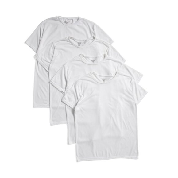 RBX White/Black 4pk Crew Neck Tees - Picture 1 of 2